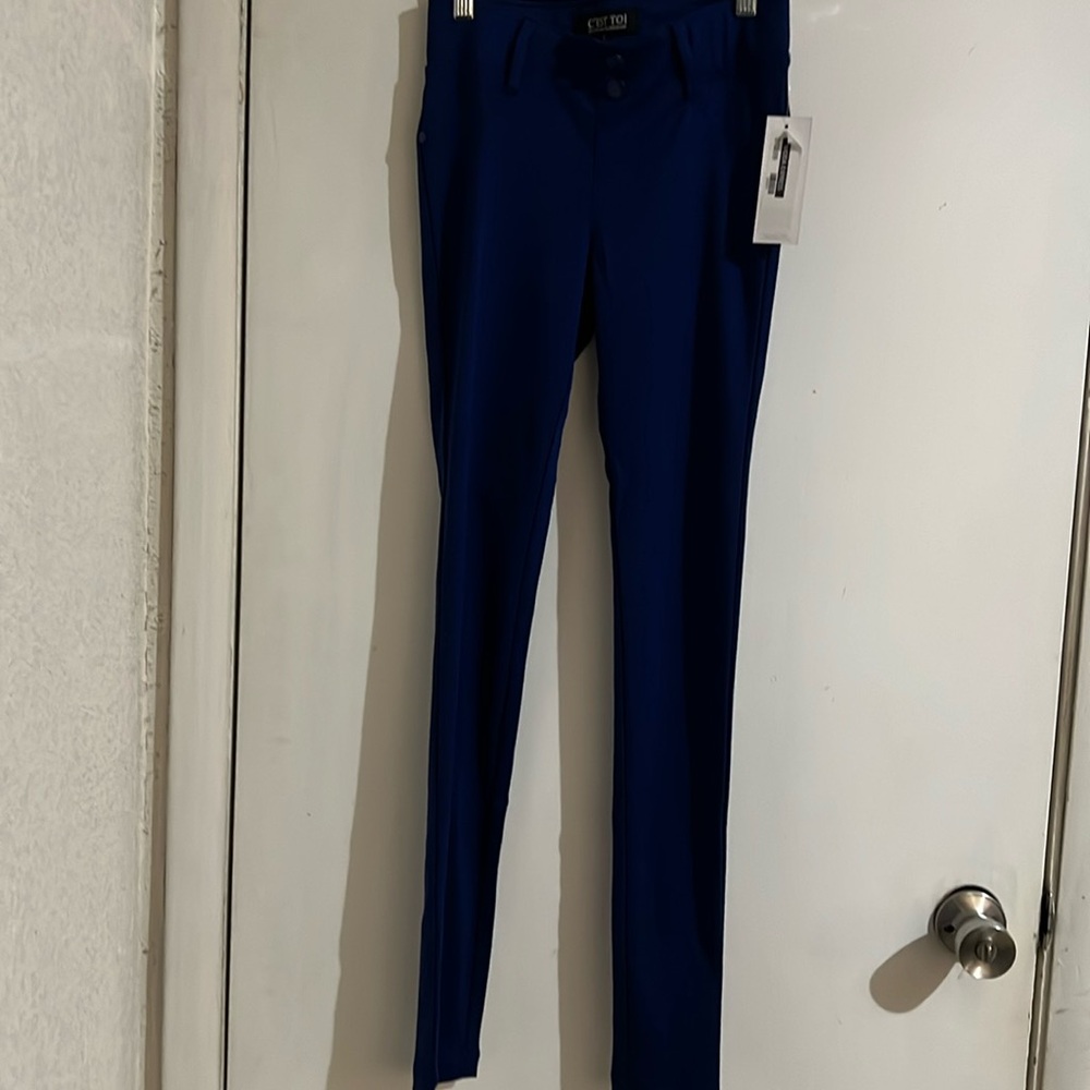 Prices, firm Long blue pants like leggings